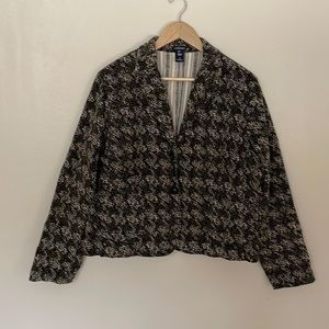 EUC Gap Floral Corduroy Blazer. Size 16